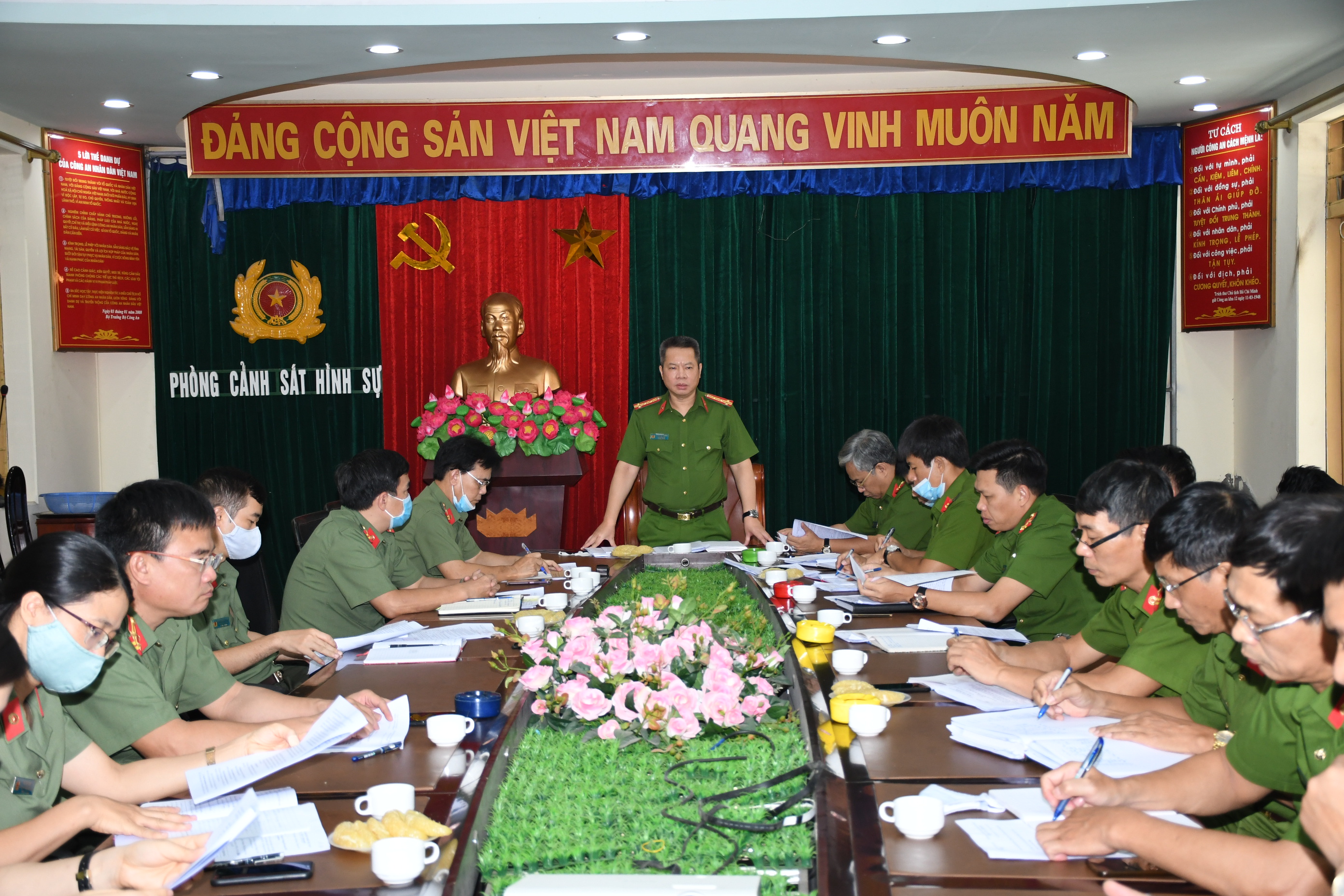 Kiểm tra công tác 6 tháng Phòng Cảnh sát hình sự